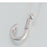 Sterling Silver Fish Hook Cremation Necklace