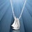 Sail Boat Cremation Necklace