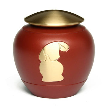 Sedona Urne für Hundebestattung aus rotem Messing