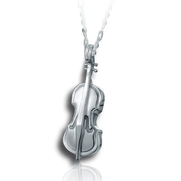 Violin Cremation Necklace