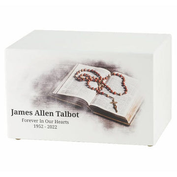 Somerset Bible & Rosary Adult Urn
