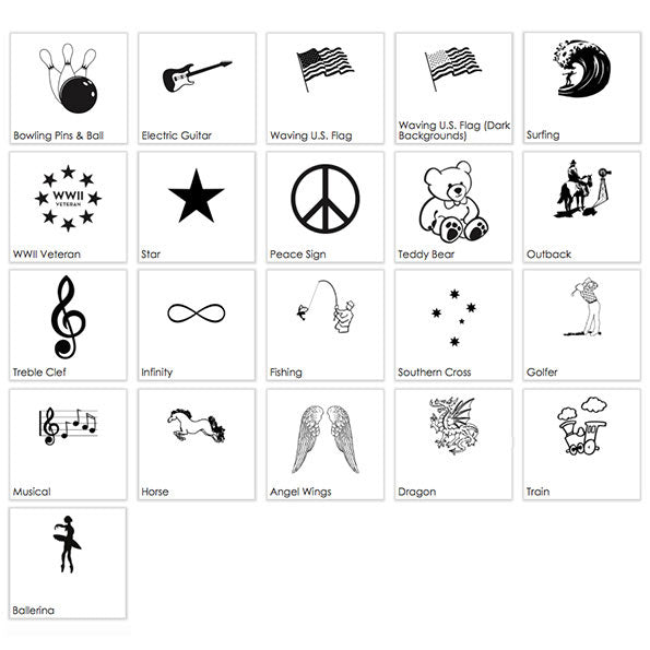 Somerset Blue Horizontal Adult urn