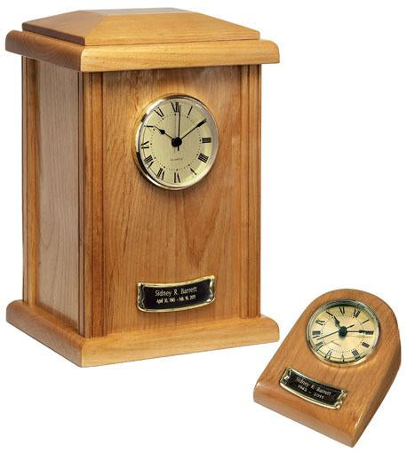 Naturale Mini Clock Wood Keepsake