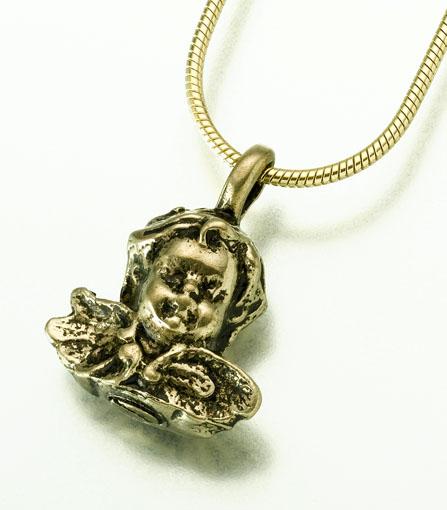 Cherub Keepsake Pendant Urn