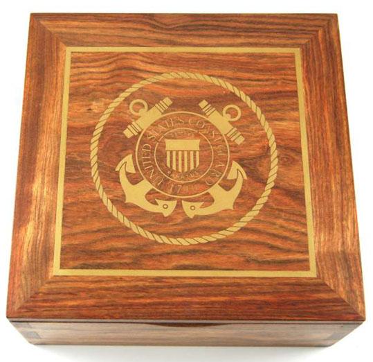 Coast Guard Rosewood Urn