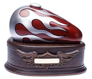 Red Born to Ride Gas Tank Urn