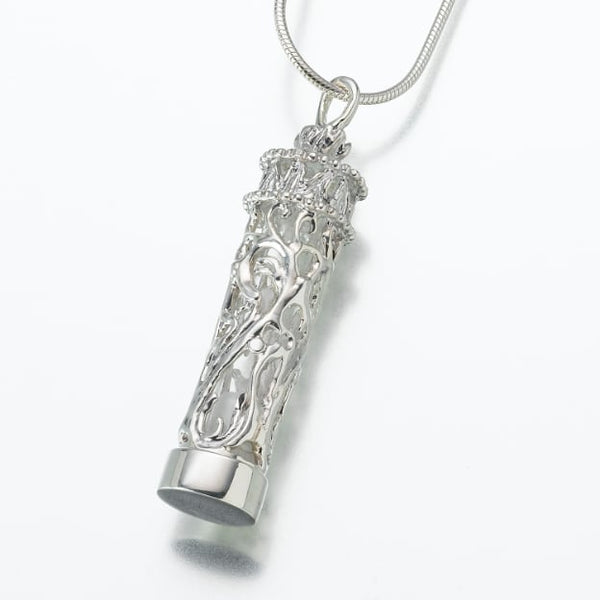 Glass Cylinder Pendant Keepsake Urn