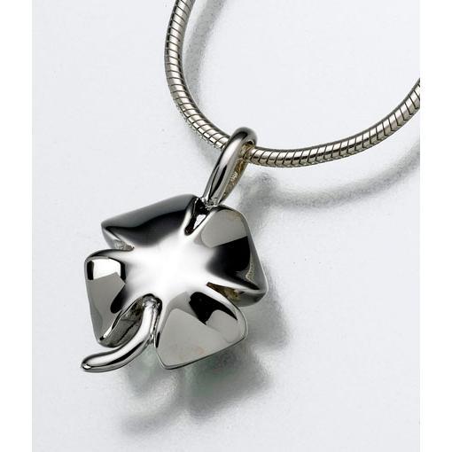 Leaf Clover Keepsake Urn Pendant