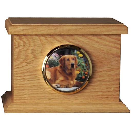 Traditional Wood Pet Urn Large