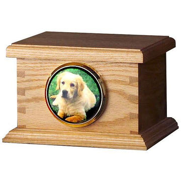 Dovetail Wood Pet Urn Medium