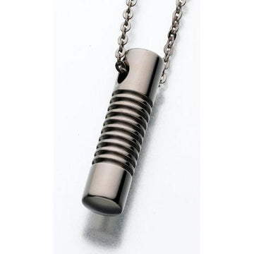Titanium Necklace Cremation Pendant