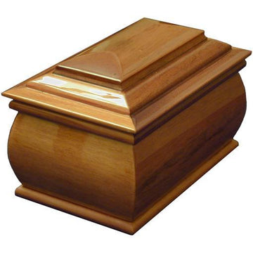 Urna de madera homenaje