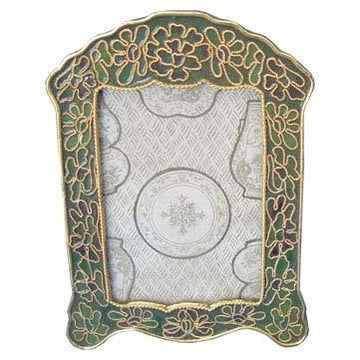 Pear Blossom Cloisonne Picture Frame