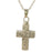 Large Etched Cross Pendant