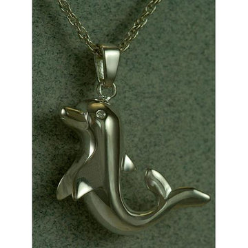 Dolphin Sterling Silver Pet Pendant