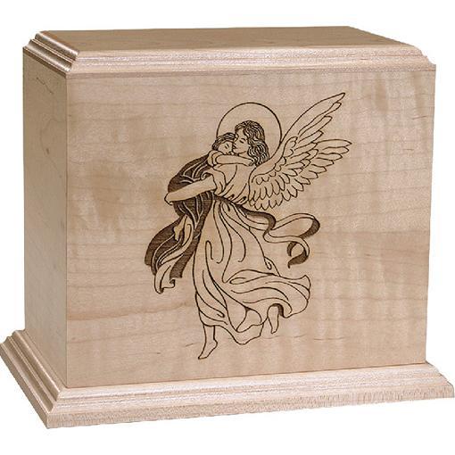 Angel and Child Maple Urn