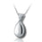Small Tear Drop With Bail Cremation Necklace