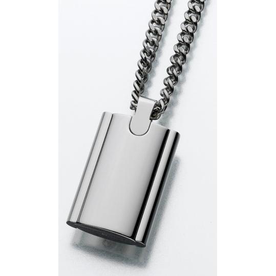 Flask in Stainless Steel Cremation Pendant
