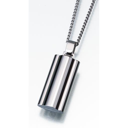 Flask Stainless Steel Narrow Cremation Pendant