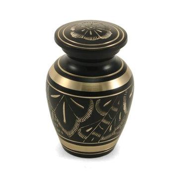 Classic Radiance Brass Keepsake Urn