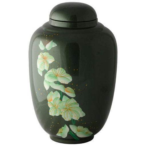 Dark Meadow Hand Painted Urn