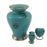 Blue Marble Metal Alloy Urn