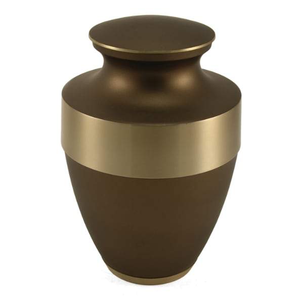 Lineas Rustic Bronze Urn