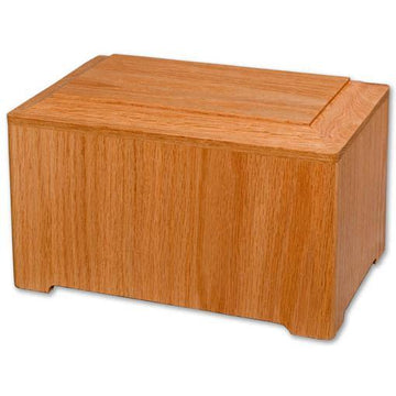 Einfachheit horizontale Holzurne