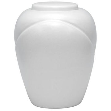 Sand and Gelatin Urn Traditional, Pearl