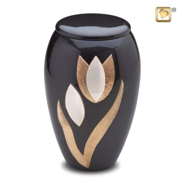 Tulip Solid Brass Urn