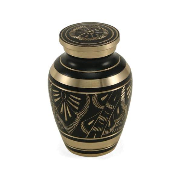 Elite Radiance Solid Brass Keepsake Urn