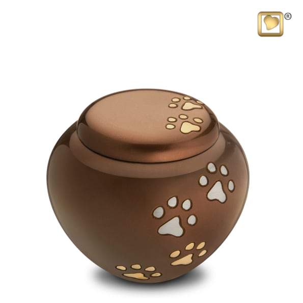 Pet Urn for Dog Cat Urns Bronze Cuddle