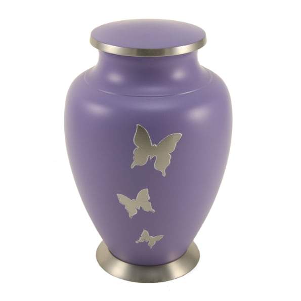 Aria Butterfly Solid Brass Urn