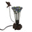 Blaue Blumenstrauß-Lampe als Andenken