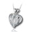 Sand Dune Heart Cremation Necklace