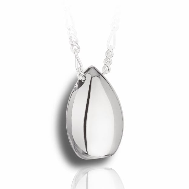 Small Tear Drop Cremation Necklace