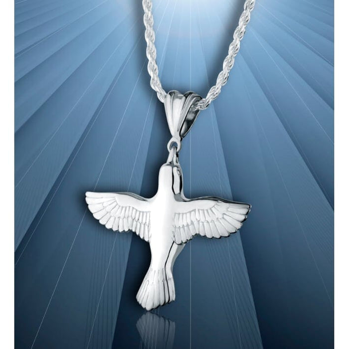 Peace Dove Cremation Necklace