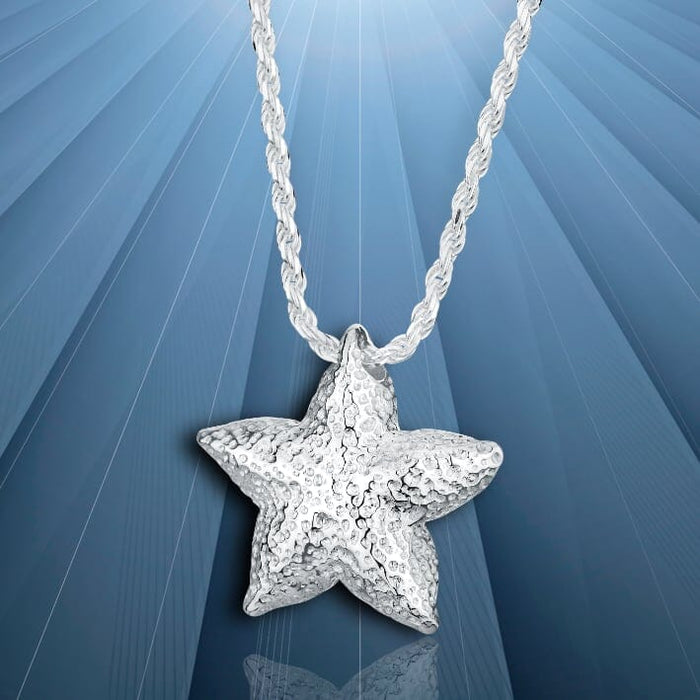 Starfish Cremation Necklace
