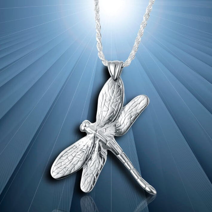 Dragonfly Cremation Necklace