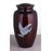 Burgundy Mother of Pearl Inlay Dove Urn
