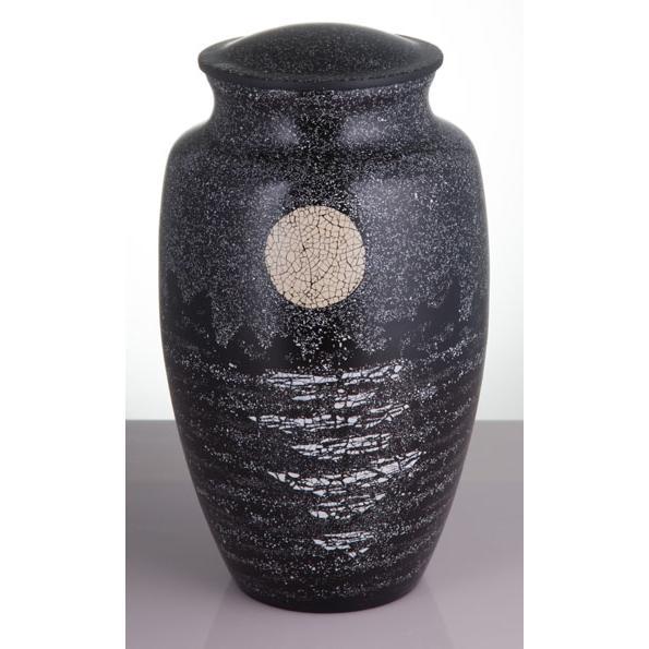 Mother of Pearl Inlay Moon Urn