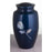 Blue Mother of Pearl Inlay Rose Cremation Urn