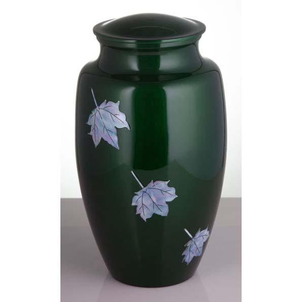 Mother of pearl cremation urn