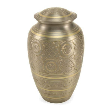 Classic Platinum Brass Urn