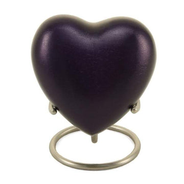 Monterey Purple Aluminun und Brass Heart Andenken