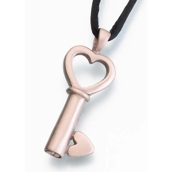 Key To My heart Bronze Pendant