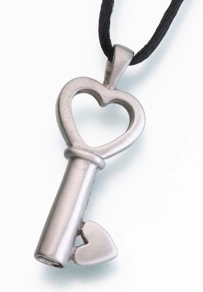 Key To My heart Bronze Pendant