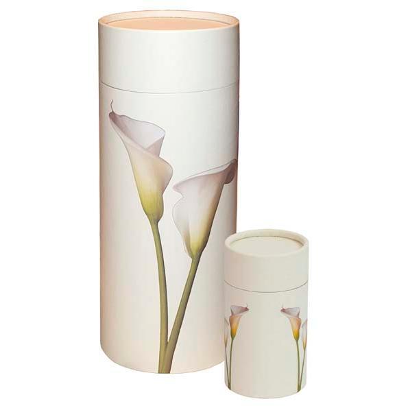 white lily urns Lily Scattering Tube