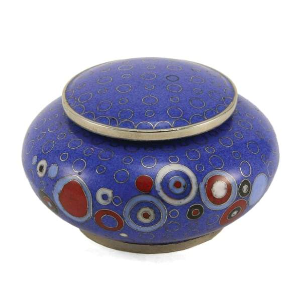 Cloisonné Cremation Keepsake Urn